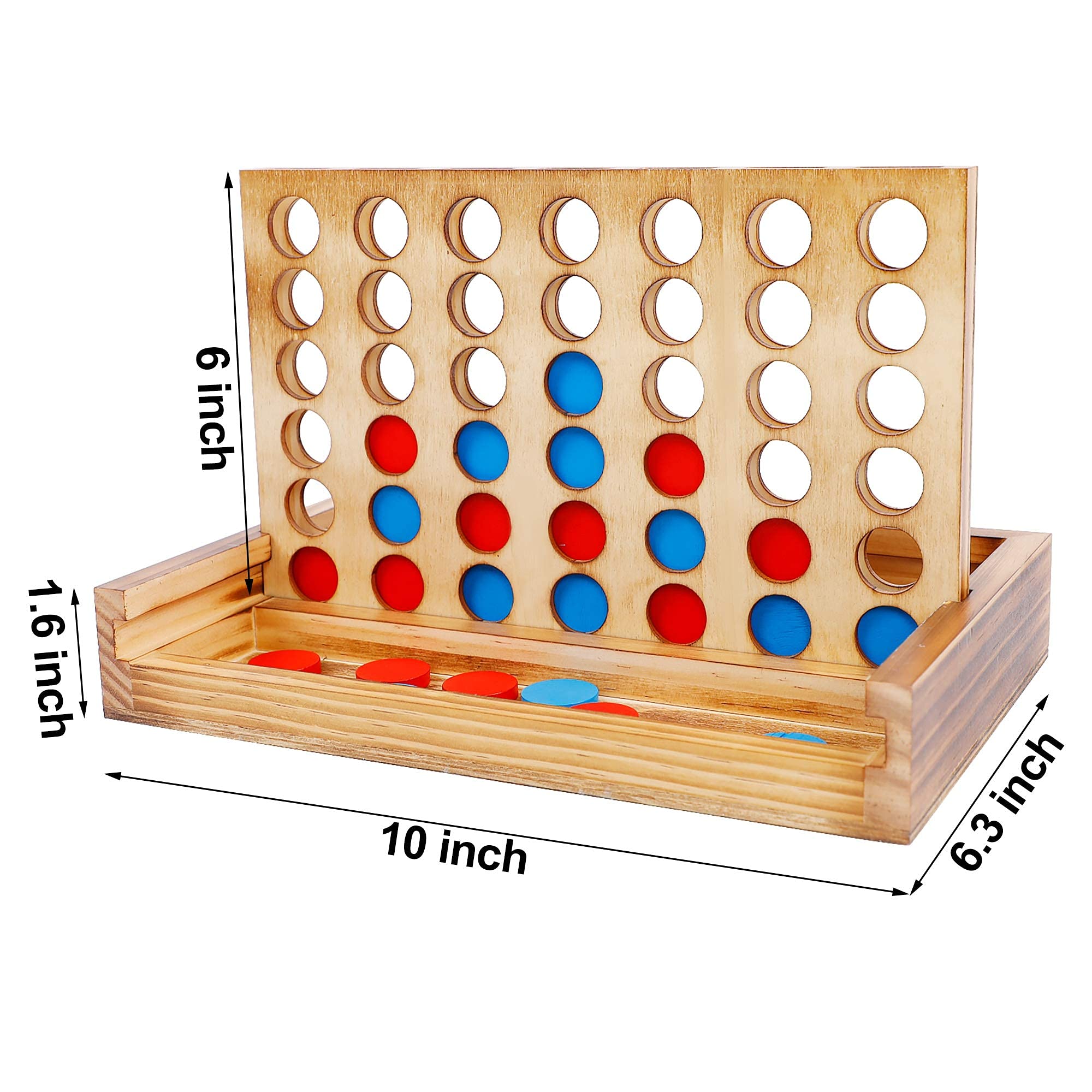 Glintoper wooden game set close-up showing smooth finish and safe edges.