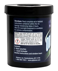 Gliptone Odor Goblin fogging action reaches fabrics and carpets