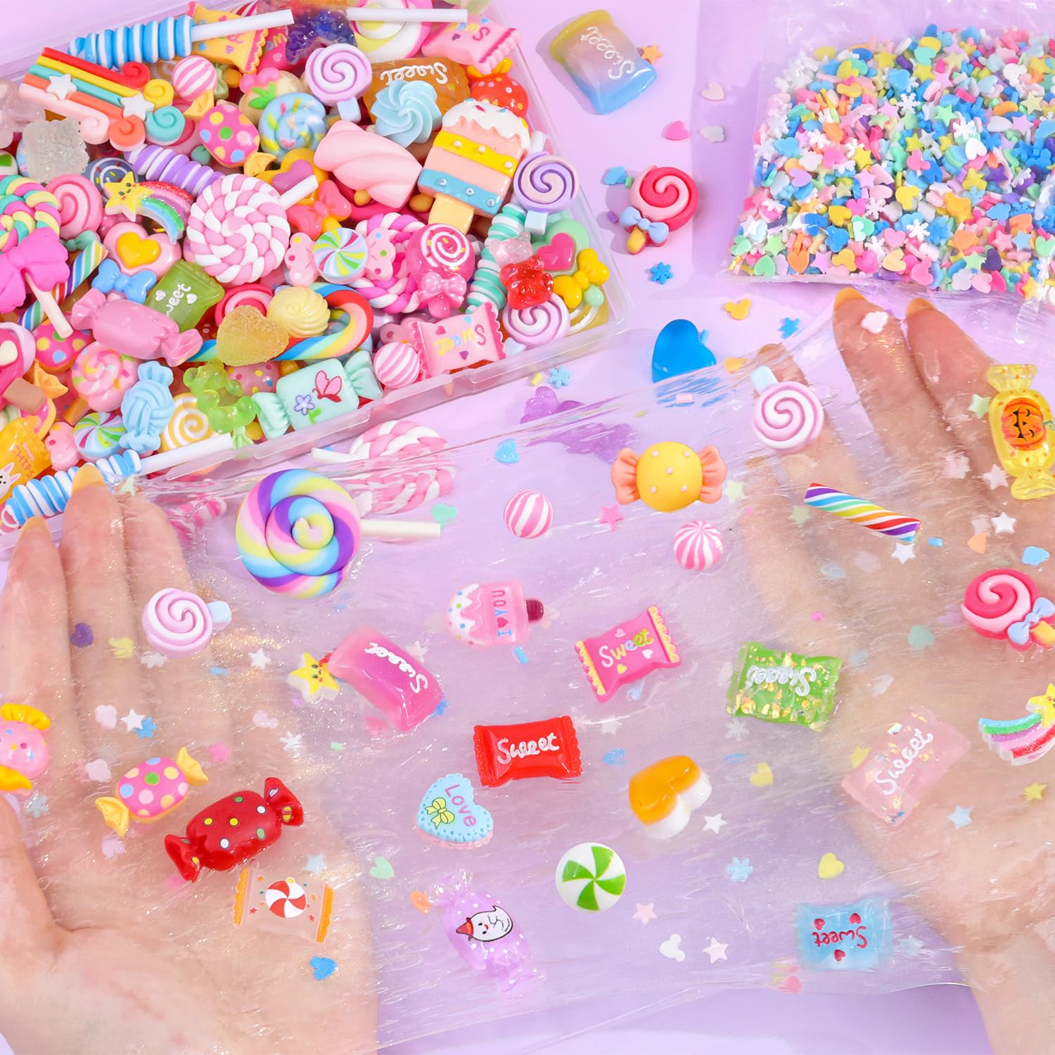 Glitzest bread and doughnut charms for cute embellishments