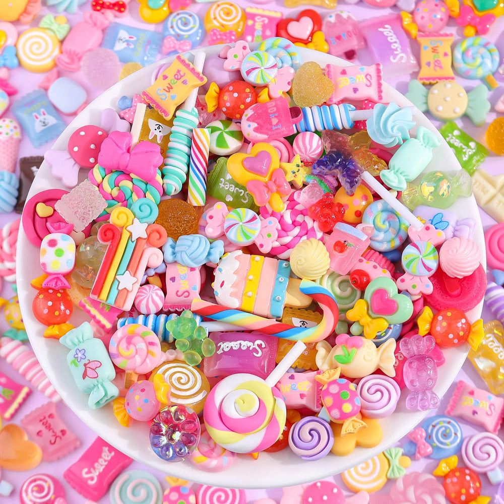 Glitzest candy charms for playful decoden and DIY decor