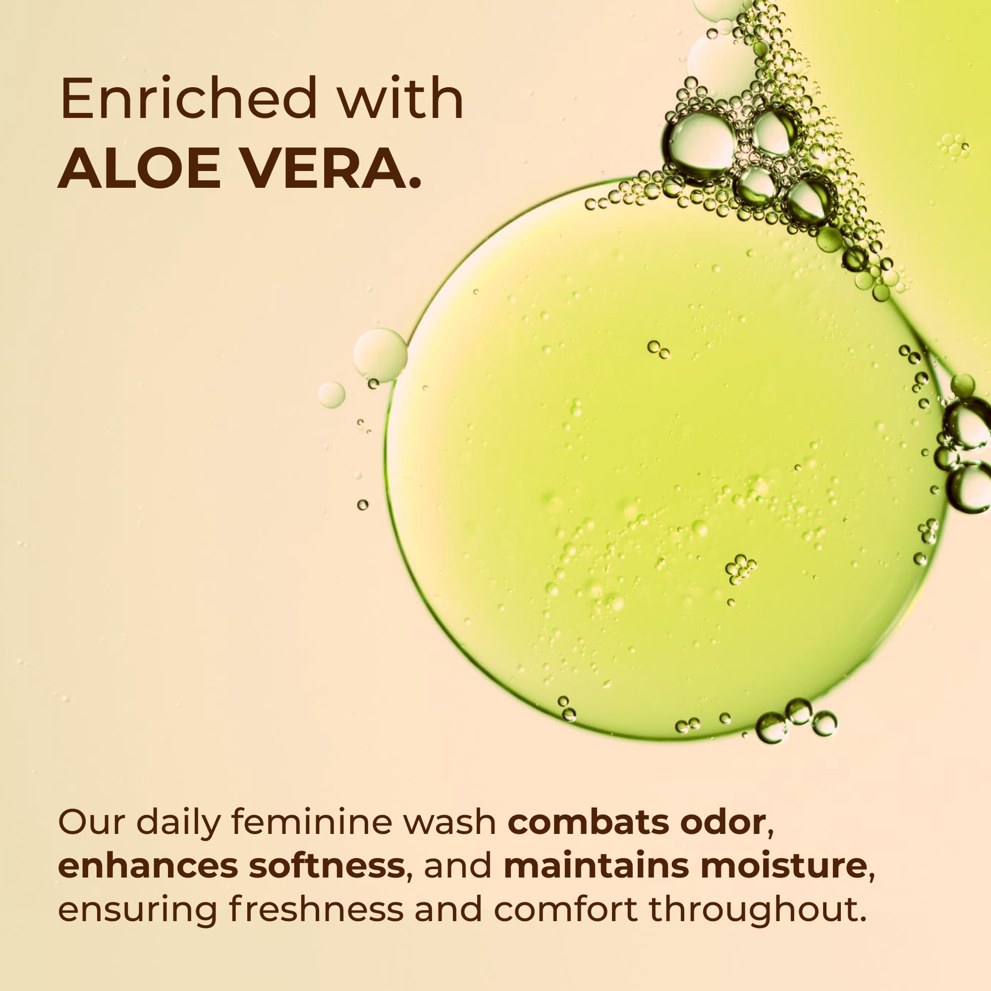 Glo Melanin Peach Yoni Wash pump dispenser for easy, clean usage.