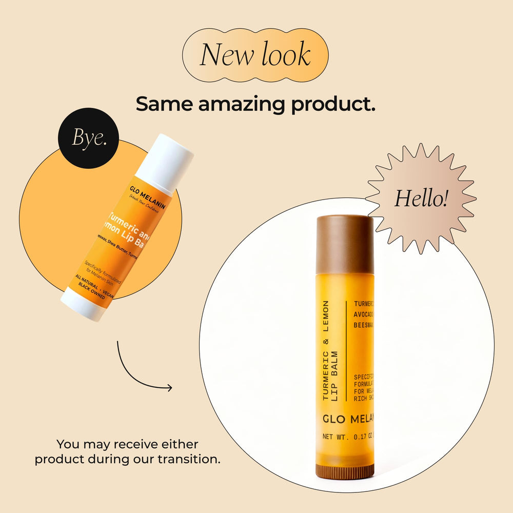 Glo Melanin radiant lip glow with lasting moisture.