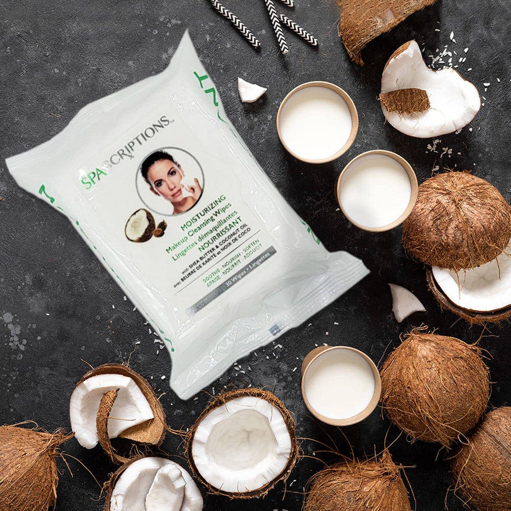 Global Beauty Care Spascriptions towelettes with shea butter for rich moisturization