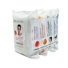Global Beauty Care Spascriptions towelettes remove waterproof makeup without residue