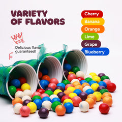 Global Gumball multi-color 1-inch size brightens any party or display.