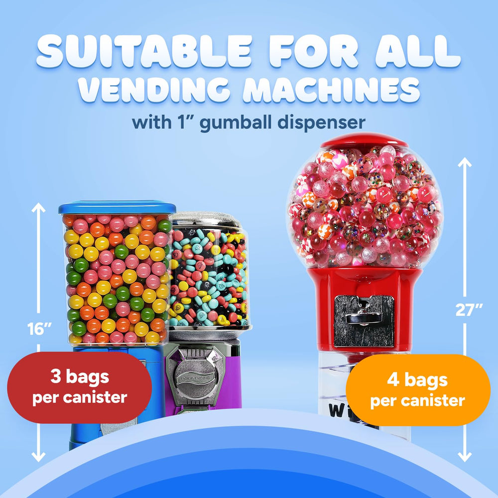 Global Gumball candy buffet assortment enhances events with vivid hues.