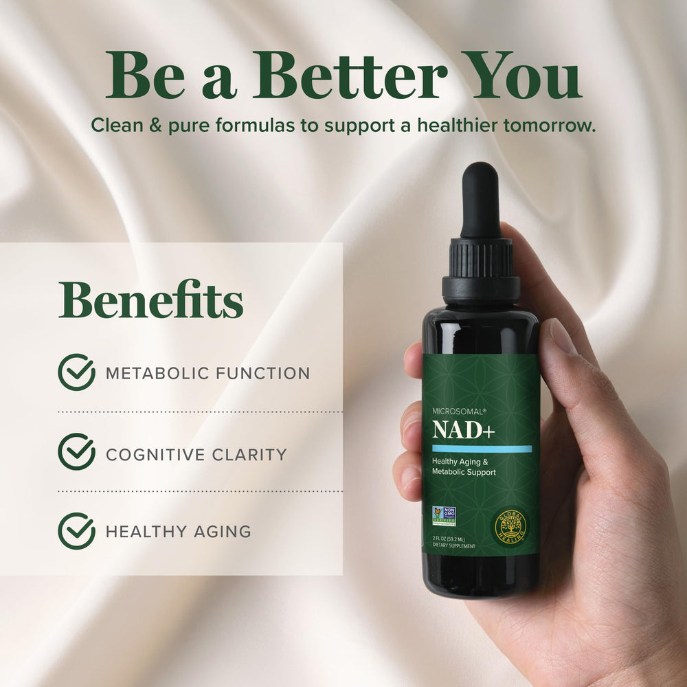Global Healing NAD+ drops fit into a simple, streamlined daily routine for ongoing balance.