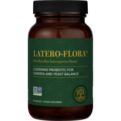 Global Healing Center Latero-Flora probiotic bottle for daily gut balance