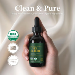 Milk thistle bottle from Global Healing Center emphasizing liver support potential.