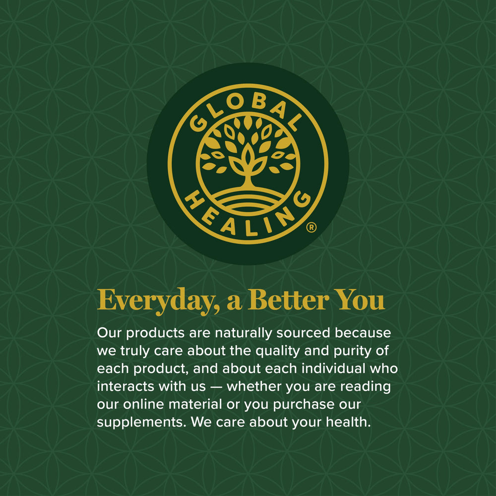 Global Healing Center moringa liquid bottle close-up reveals natural harvest character.