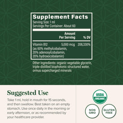 Global Healing Center label closeup highlights organic vegan ingredients and purity