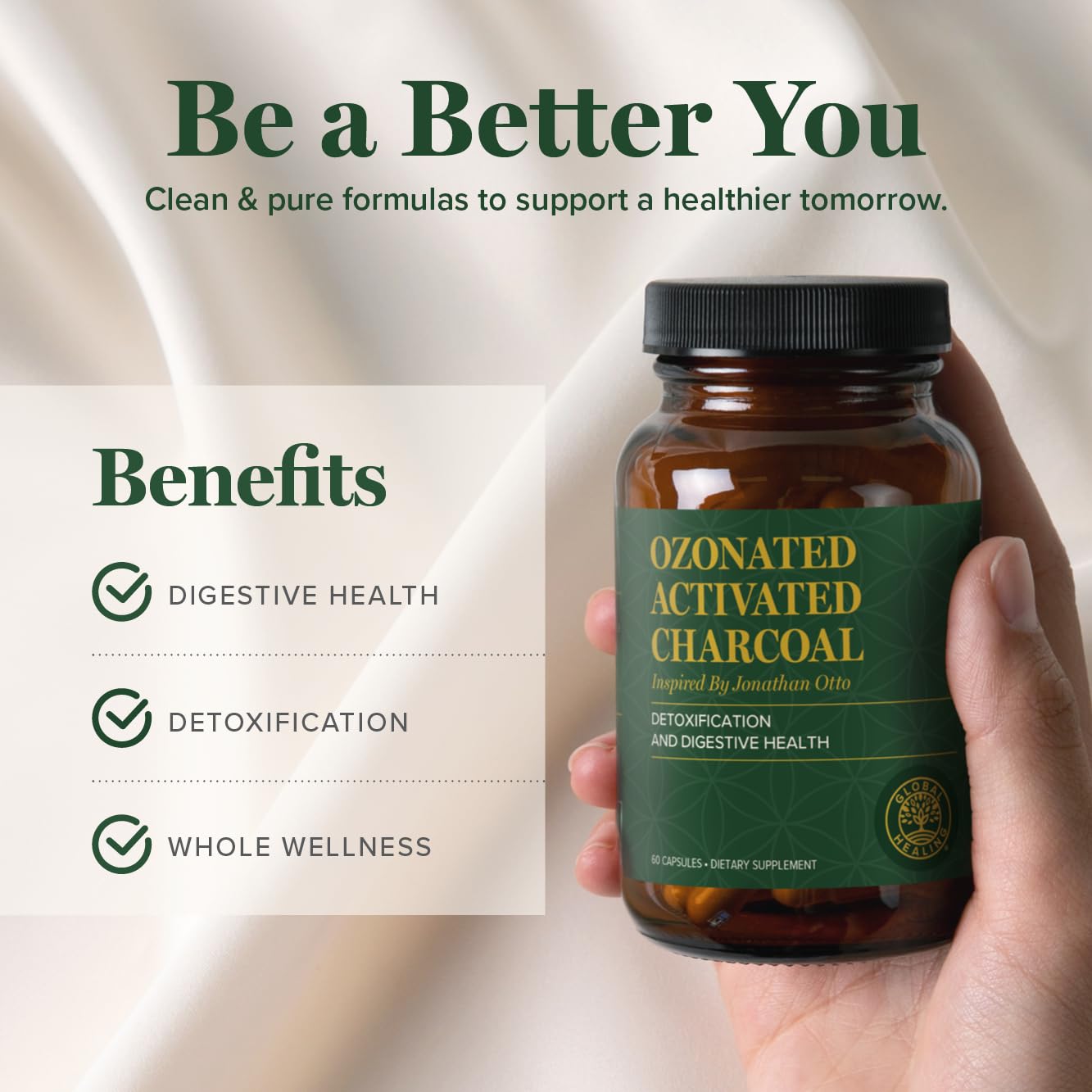 Label highlights ingredients and dosage for informed daily wellness.