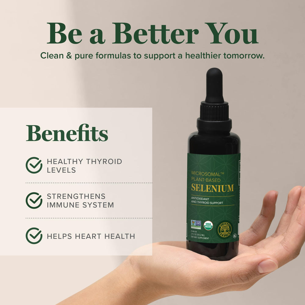 Global Healing Center Selenium Drops organic mustard seed source used.