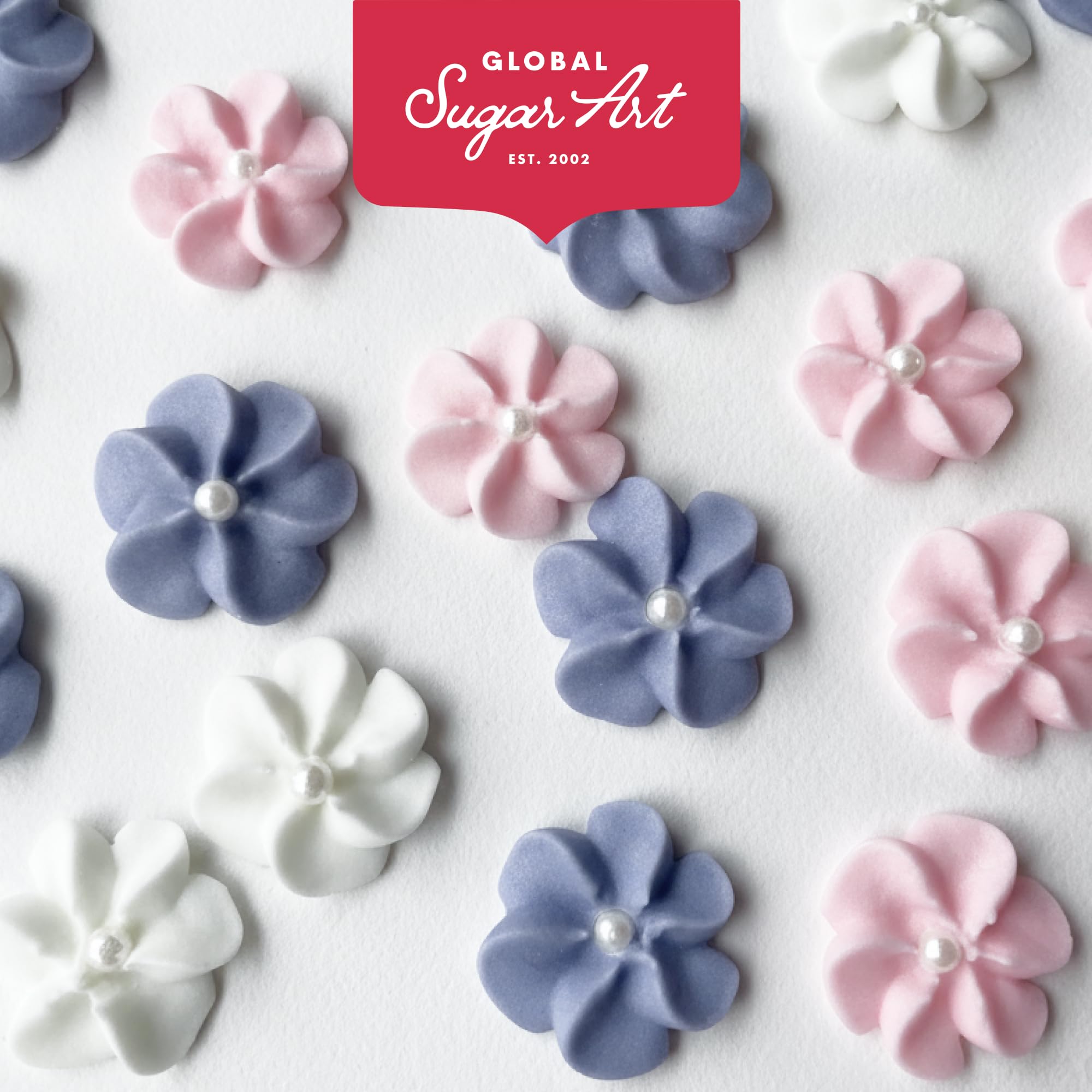Global Sugar Art shelf-stable edible flowers stay fresh for reuse
