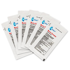 Globe Burn Cream packaging features showcase compact format for easy storage.