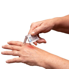 Globe first aid burn gel kit essentials for minor injuries.