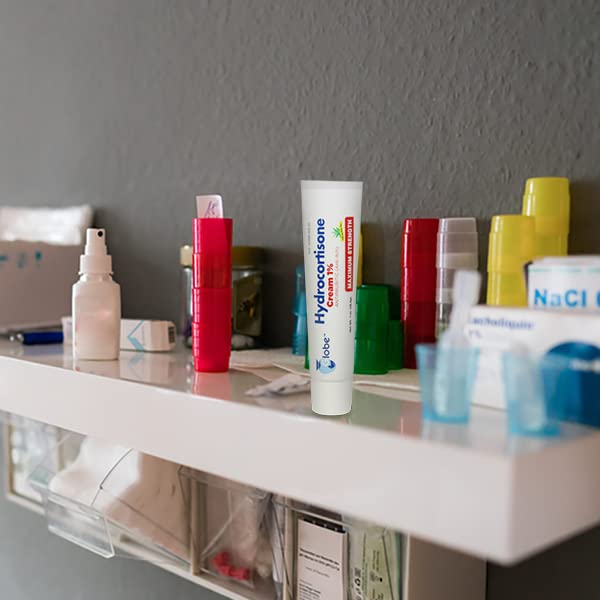 Box and tube display on shelf emphasizing pharmacist-recommended relief