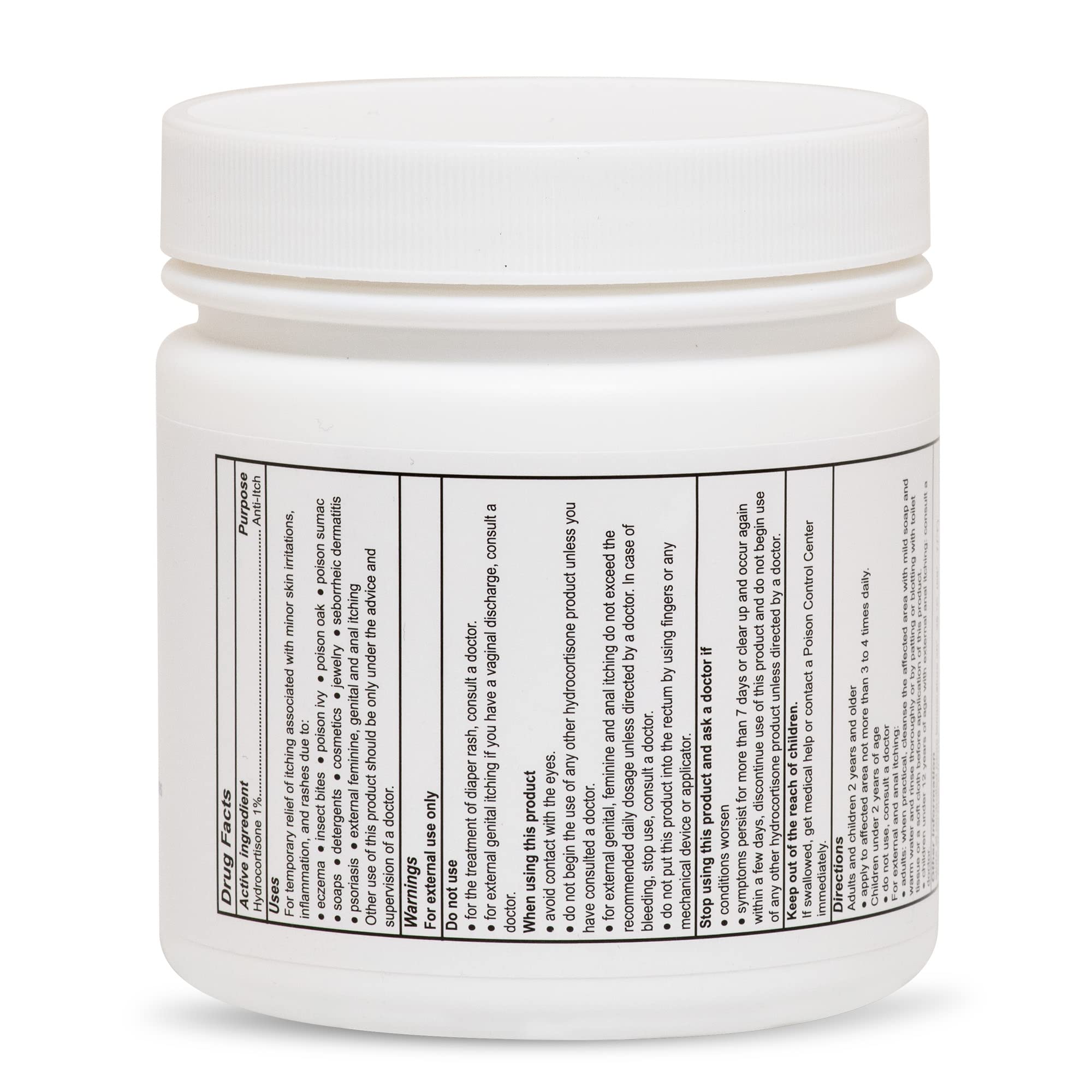Globe Hydrocortisone Cream with aloe soothes irritated skin.