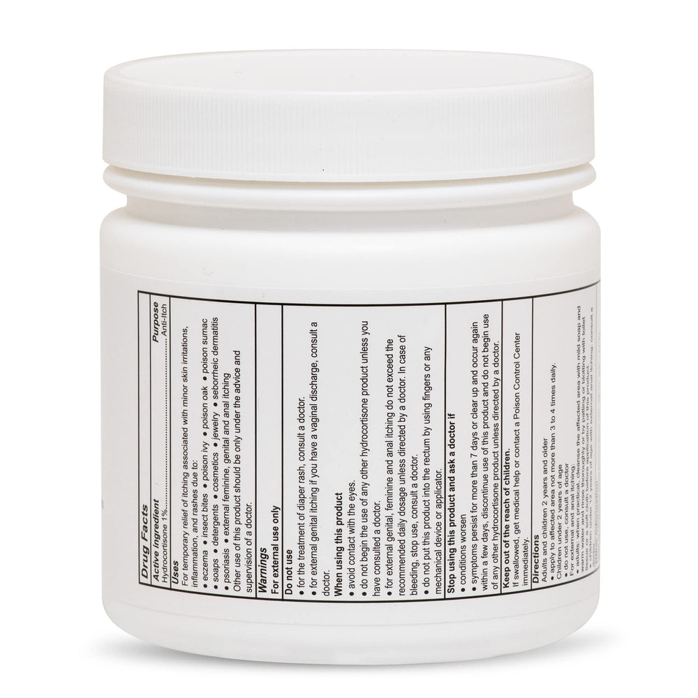 Globe Hydrocortisone Cream with aloe soothes irritated skin.