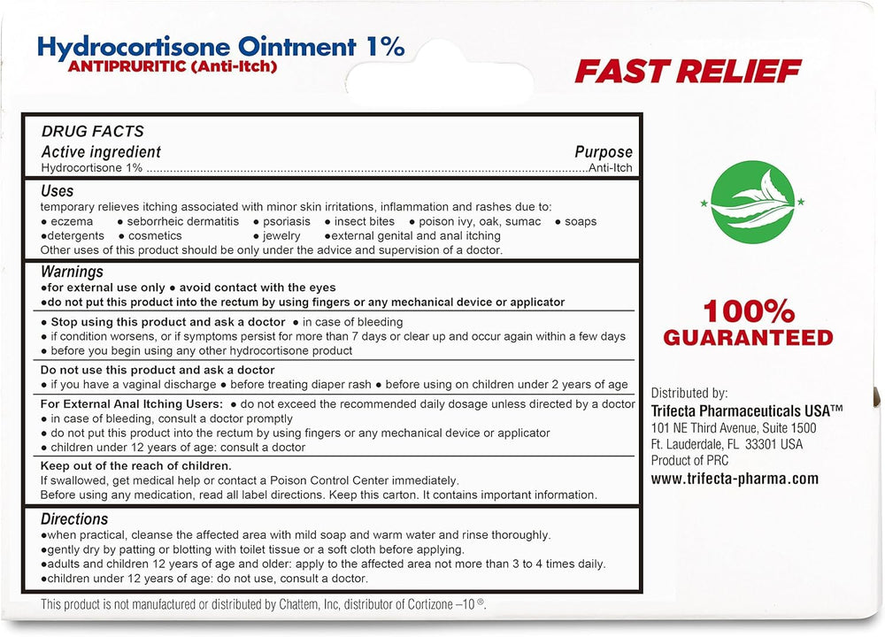 US-made Globe Hydrocortisone cream produced in certified facilities.