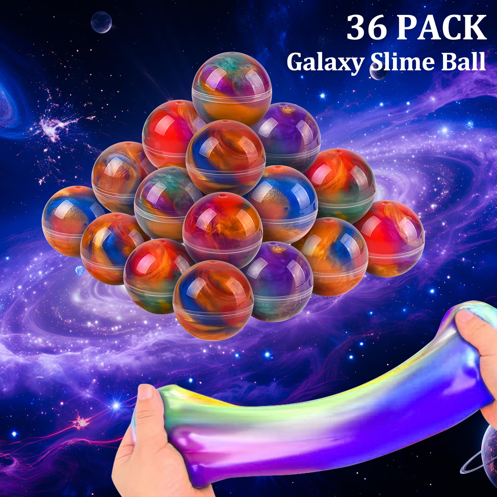 Glompgz Galaxy Slime Ball Kit resealable container for easy storage.
