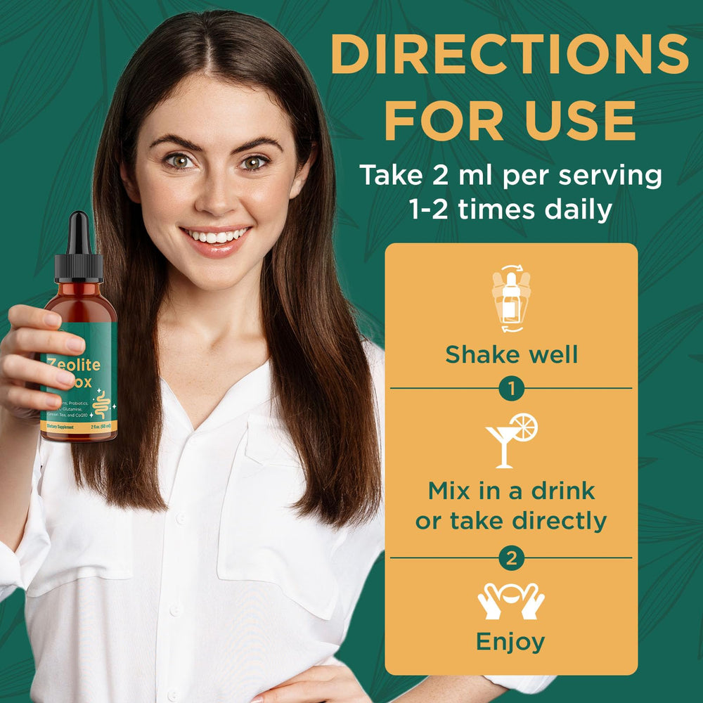 Glorithiventa Zeolite Detox vitamin B for potential energy support without caffeine