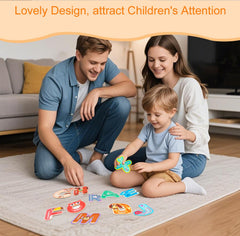 Gloswetify fridge magnets for spelling words and creative fridge décor.