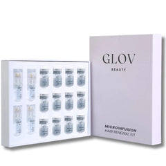 Glov Beauty micro-infusion kit box for at-home scalp care and potential fullness.