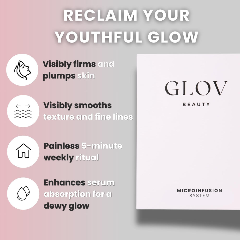Glov Beauty sterile 24k gold-tipped stamp heads for clean sessions