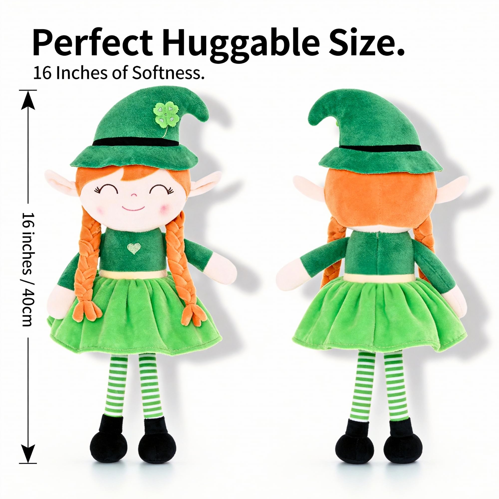 Gloveleya ultra-soft fabric plush for gentle snuggles and play.