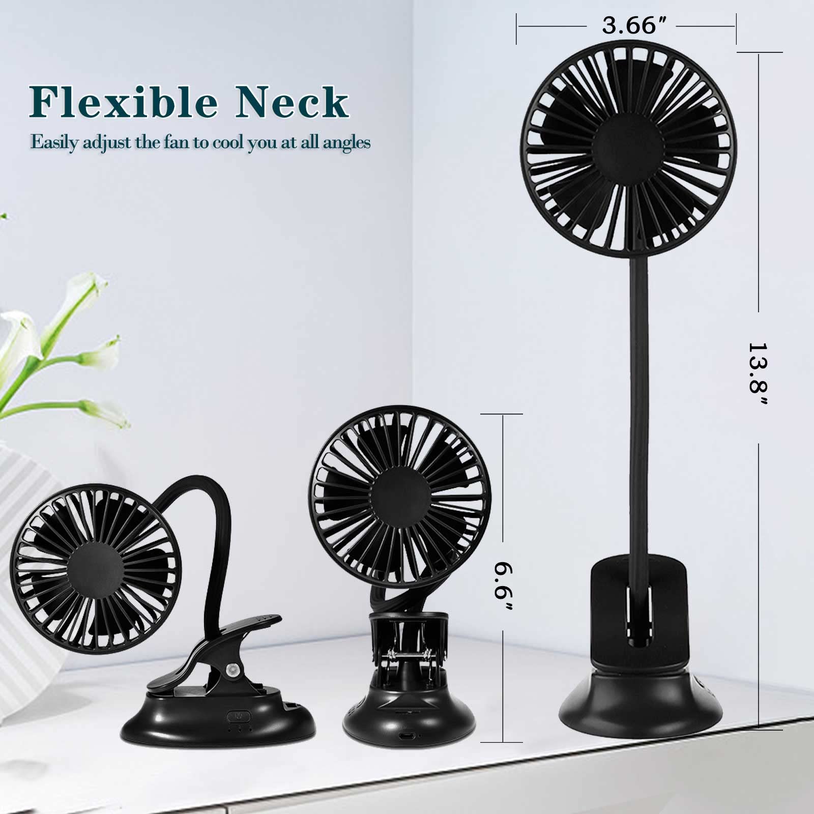 Glovion portable fan fits in bags for on-the-go cooling anywhere.