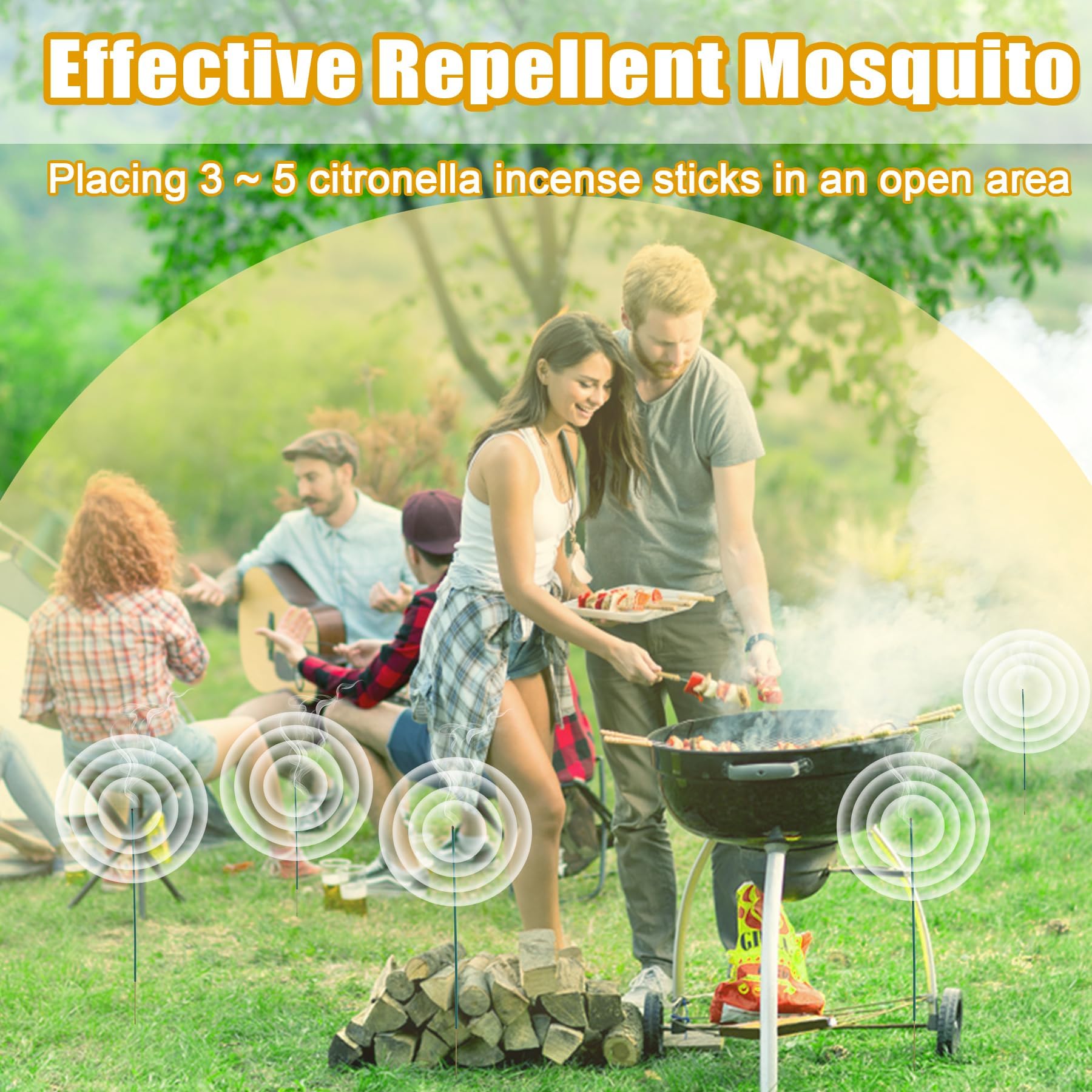 Glovv 60 pack mosquito repellent incense for long trips