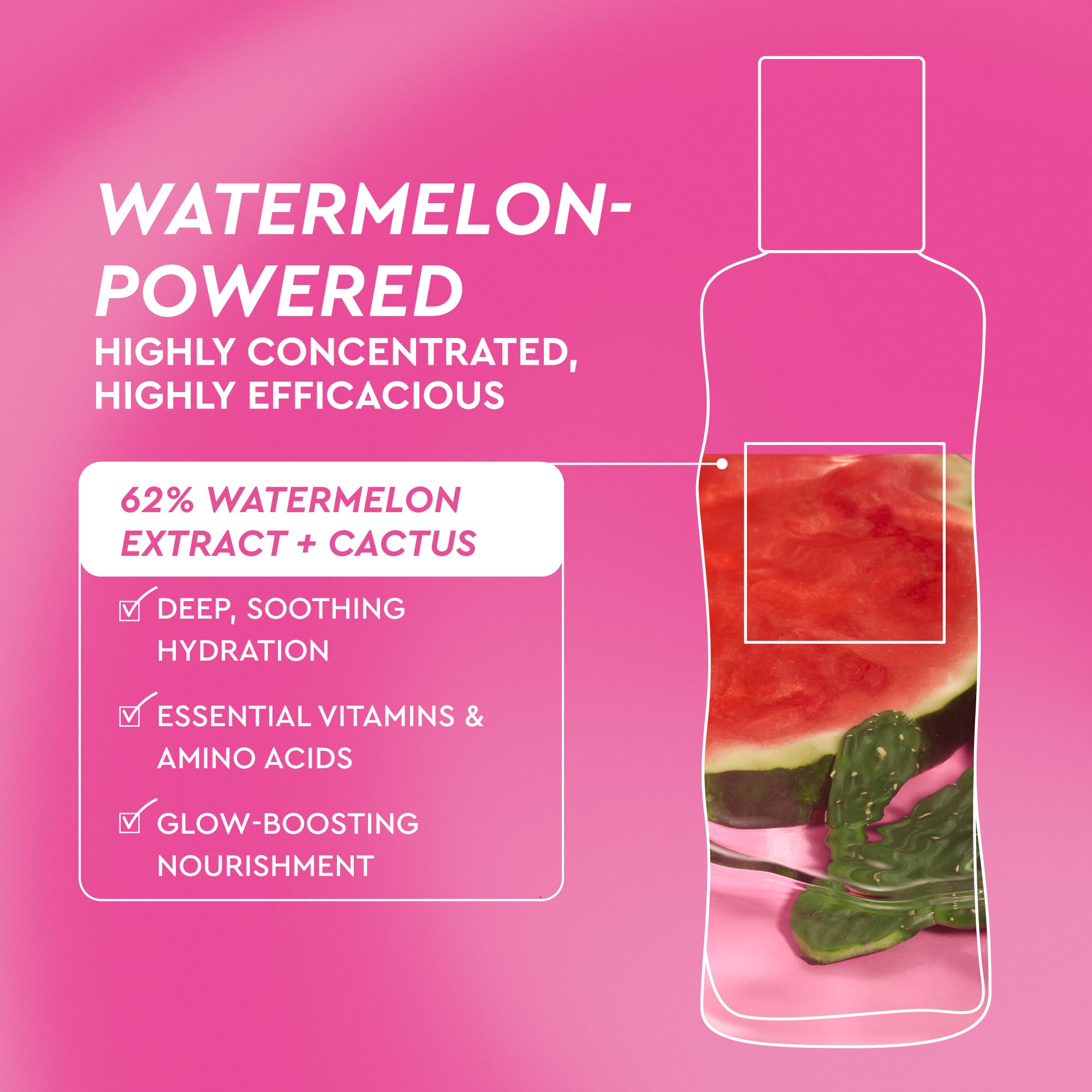 Glow Recipe cotton-pad application scene suggests gentle, even-toned results.