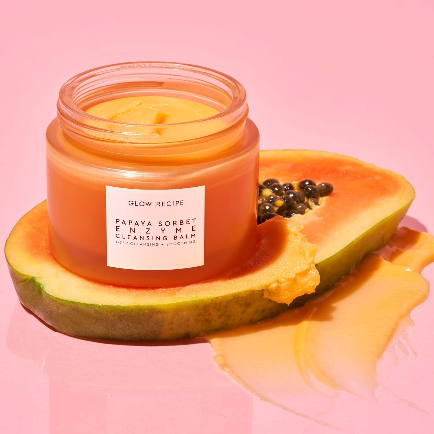 Glow Recipe Papaya Enzyme Cleansing Balm is vegan and cruelty-free for ethical skincare