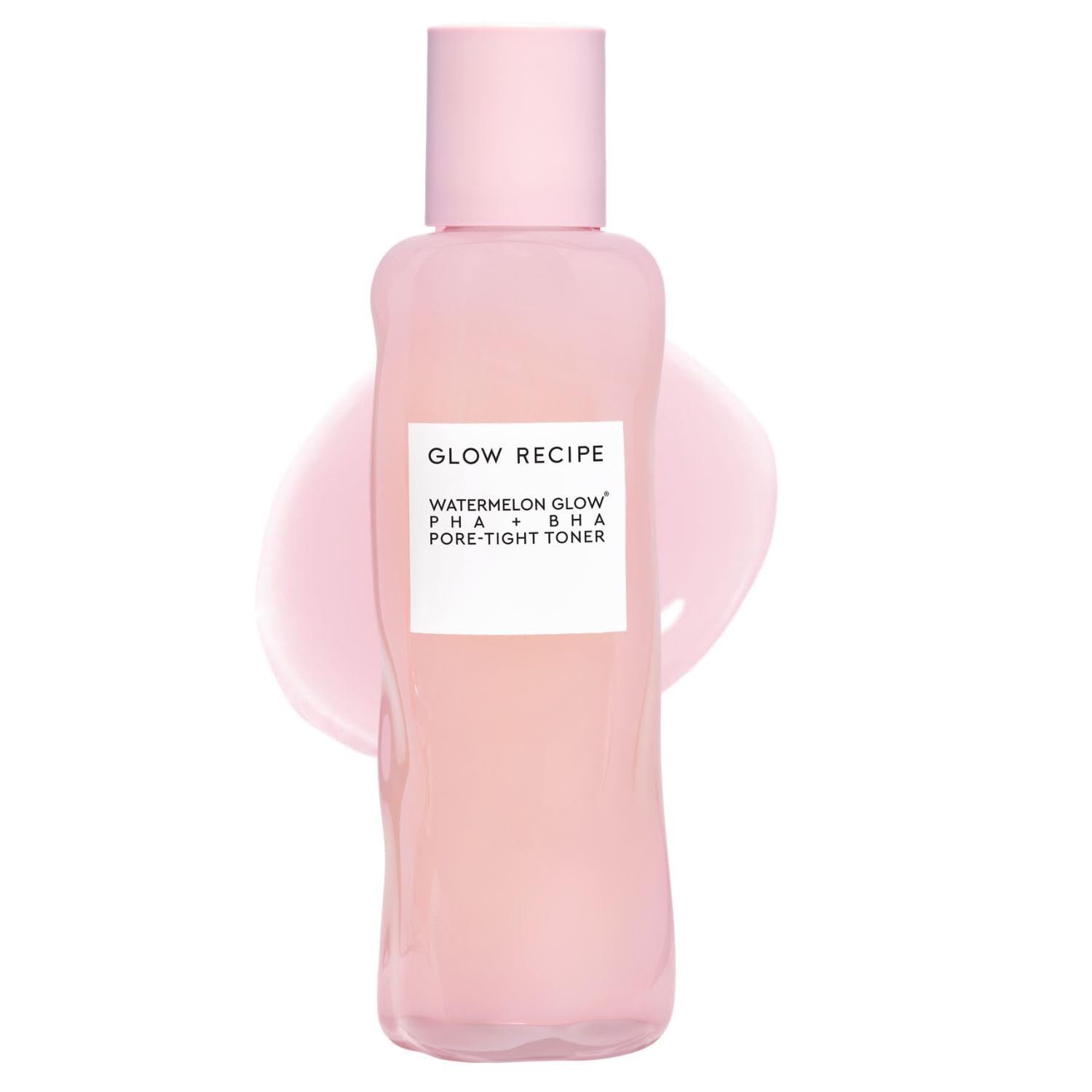 Glow Recipe PHA-BHA-Toner bottle demonstrates gentle exfoliation and deep hydration.