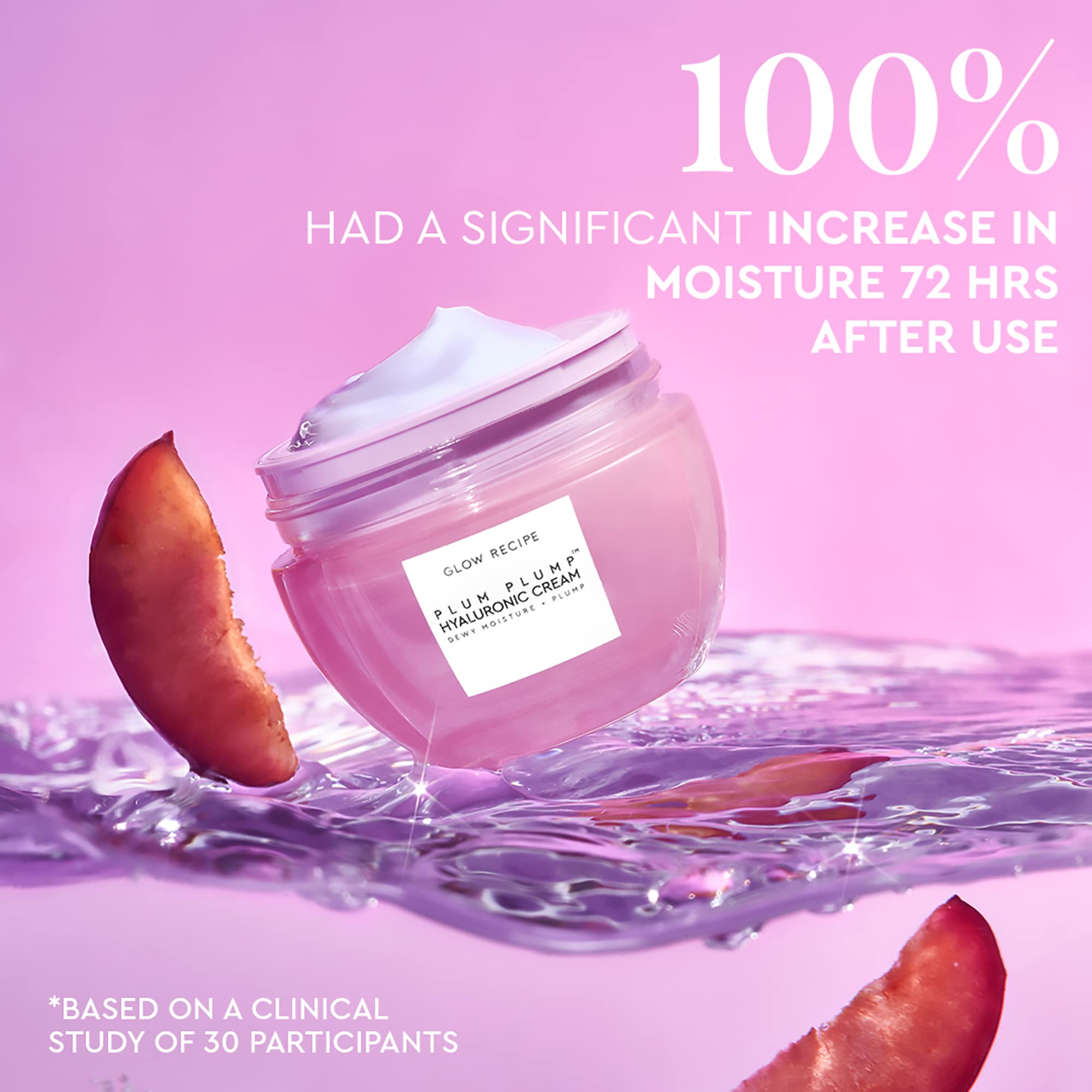 Glow Recipe Plum Plump vegan cruelty-free badge on packaging