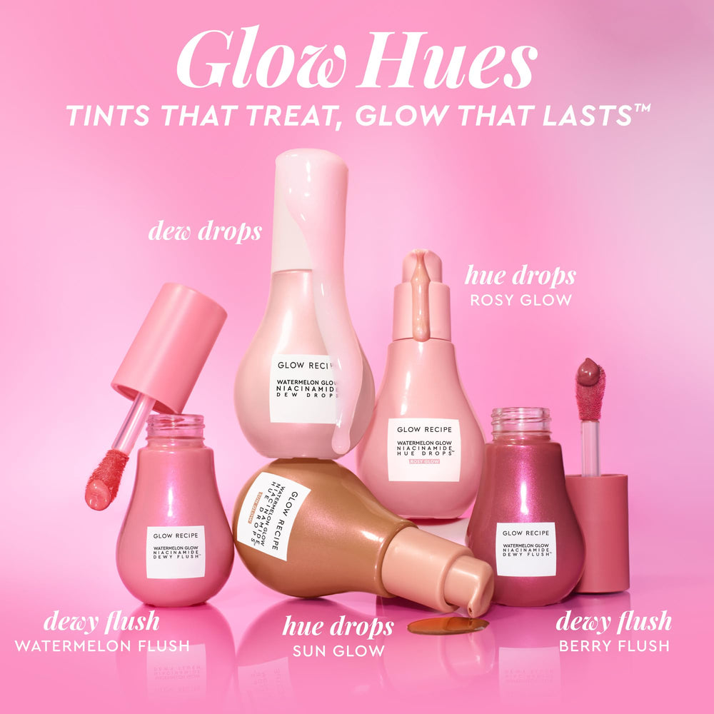 Glow Recipe travel-size 0.4oz packaging for on-the-go touch-ups.