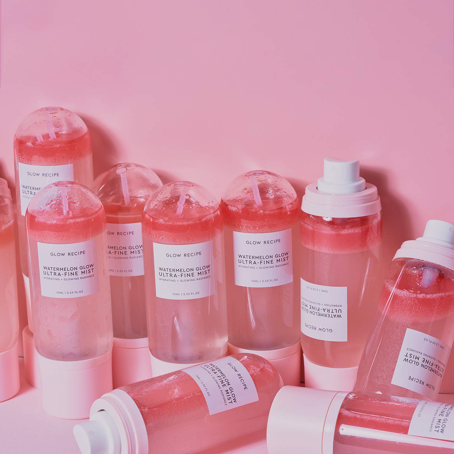 Glow Recipe vegan cruelty-free mist label indicating clean ingredients