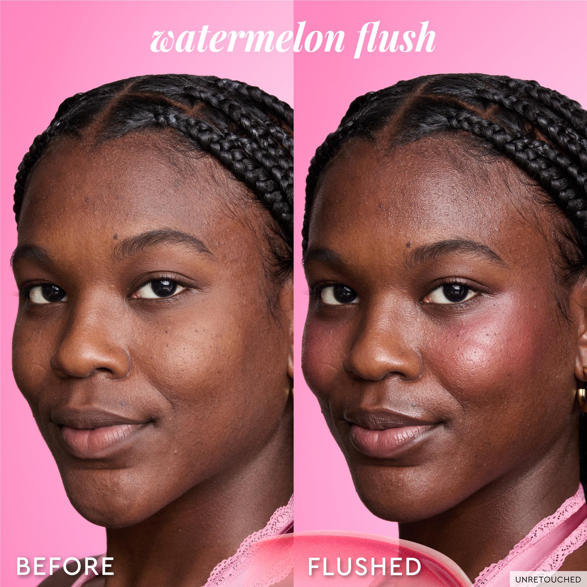 Glow Recipe weightless texture showing blendable creamy liquid.