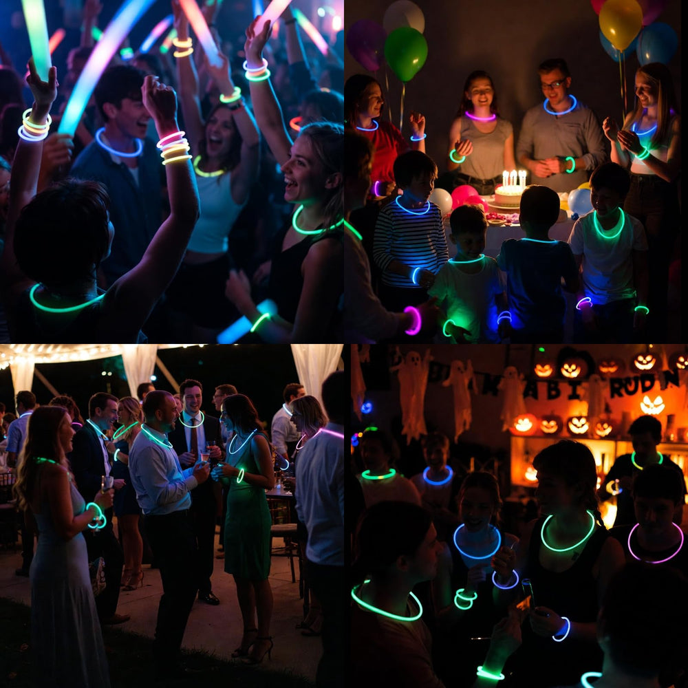 GLOW YGB connectors enable easy DIY decorations and bracelets.