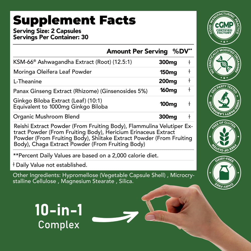 GlowEver L-Theanine capsules deliver calm focus for busy days