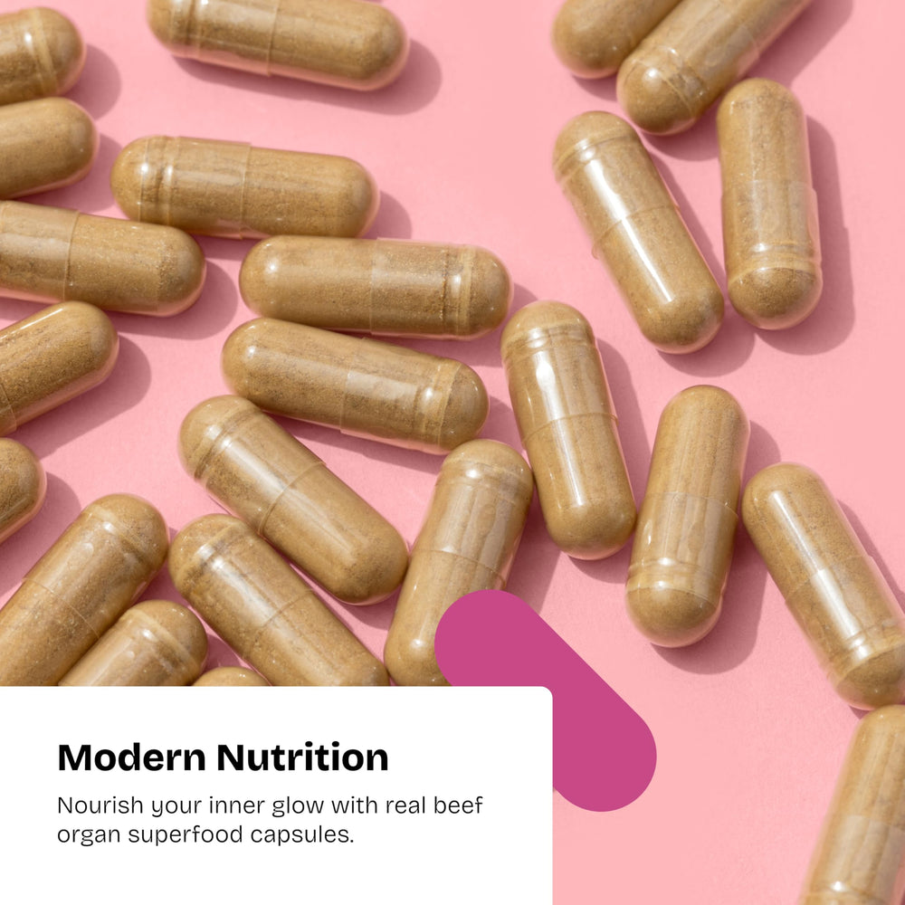 Glowing Goddess kidney beef organ adds amino-rich nutrition to meals.