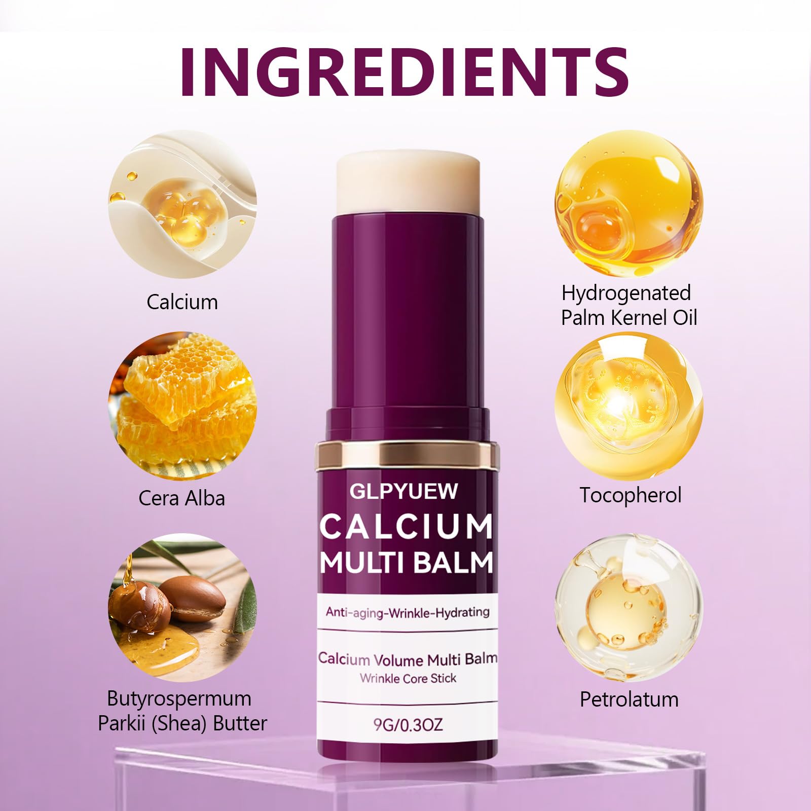 GLPYUEW Cemenrete Calcium Multi Balm lip-area nourishment.