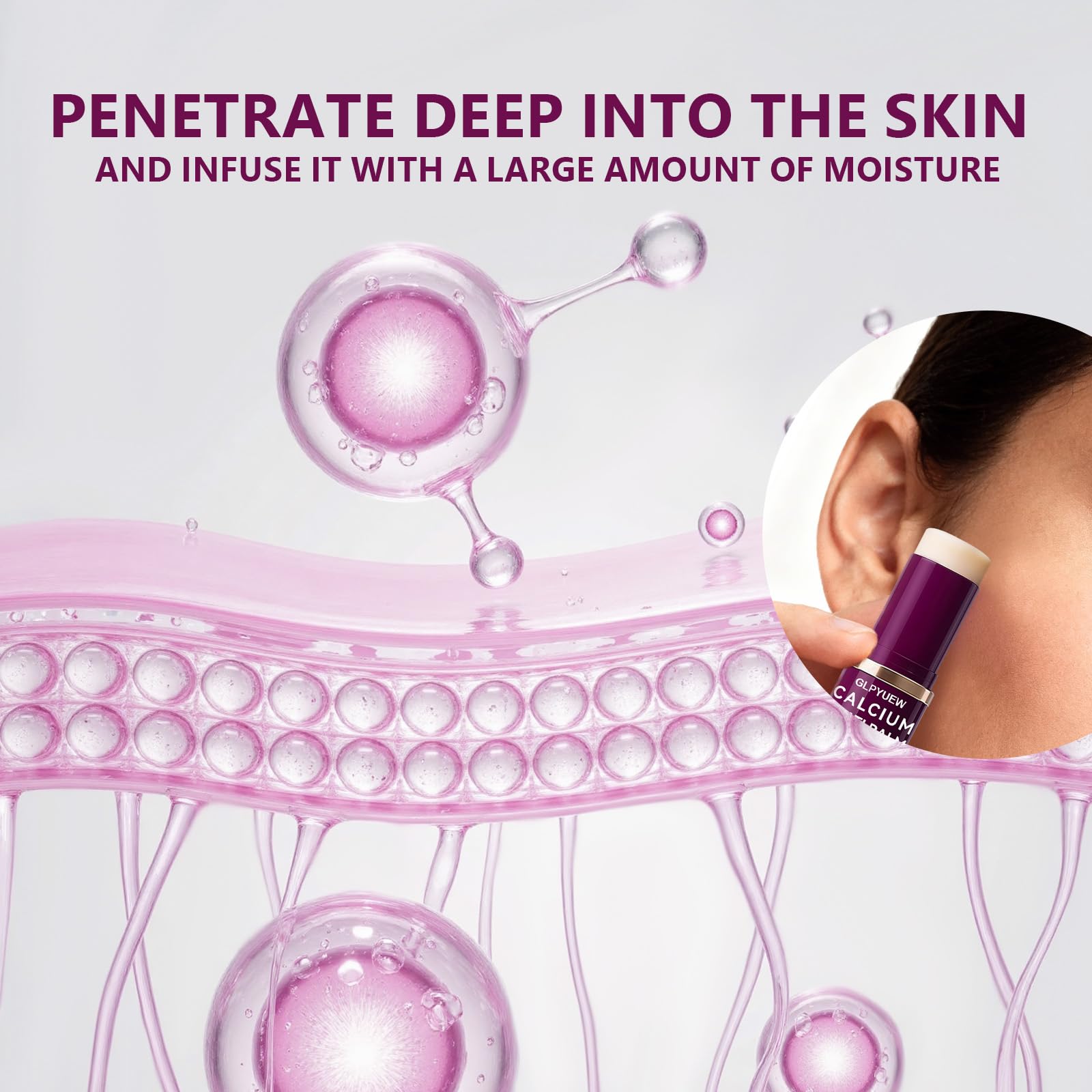 GLPYUEW Cemenrete Calcium Multi Balm on-the-go use in daily routine.