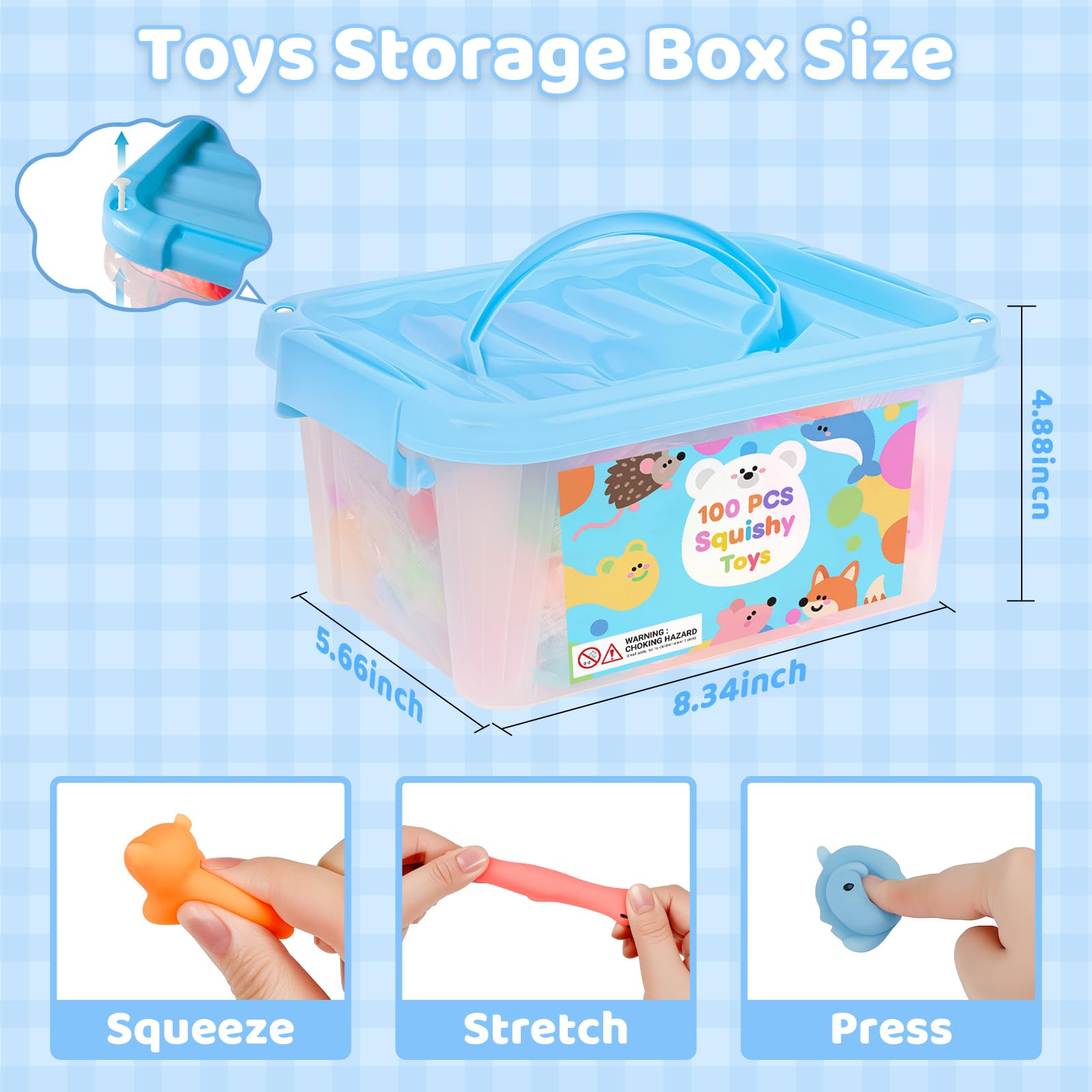 Gluaintdux colorful animal squishies for tactile exploration and imaginative play.