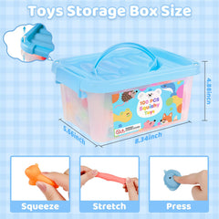 Gluaintdux colorful animal squishies for tactile exploration and imaginative play.