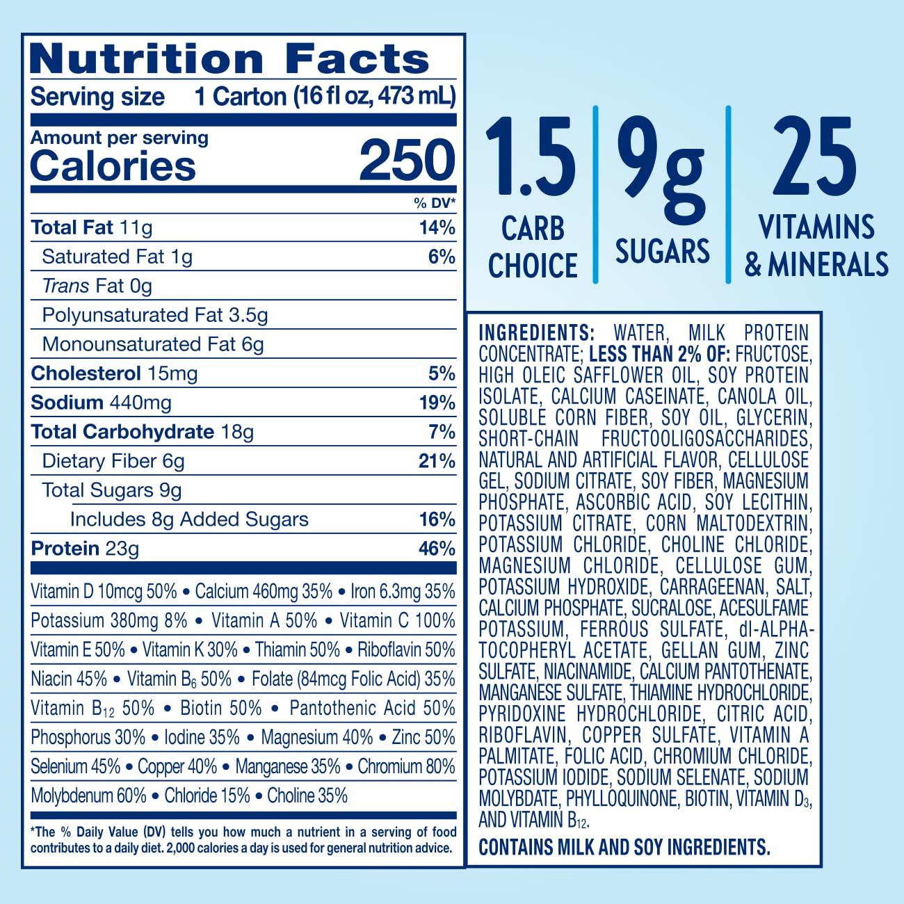 12-pack box of Glucerna Hunger Smart vanilla shakes for daily diabetes-friendly meals