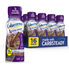 Glucerna ready-to-drink chocolate bottle for quick diabetes-friendly nutrition on the go