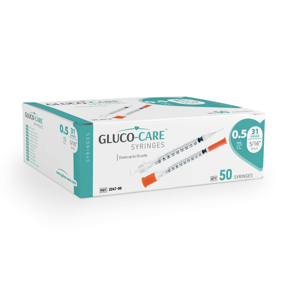 GLUCO-CARE syringes support lubricants, sealants, and adhesives application.