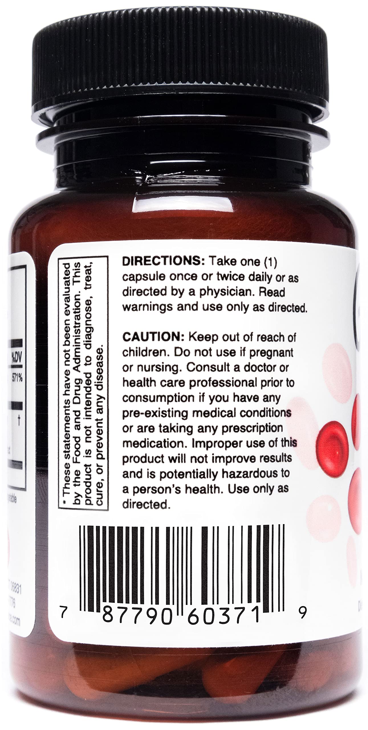 Glucoven capsules inside the bottle ready for daily vegan supplementation.